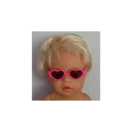 zonnebril roze hartje baby born 43cm