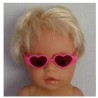 zonnebril roze hartje baby born 43cm