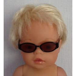 zonnebril zwart baby born 43cm