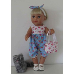 speelpakje roosjes baby born 43cm