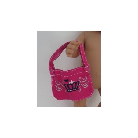 tas hard roze met kroontje