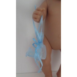 organza tasje licht blauw