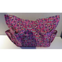 verzorgingstas hard roze uilen