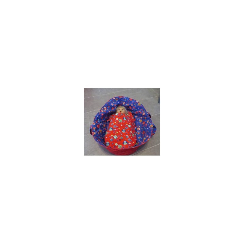 reiswieg voor rood uil met rood poppen van 40t/m 48cm
