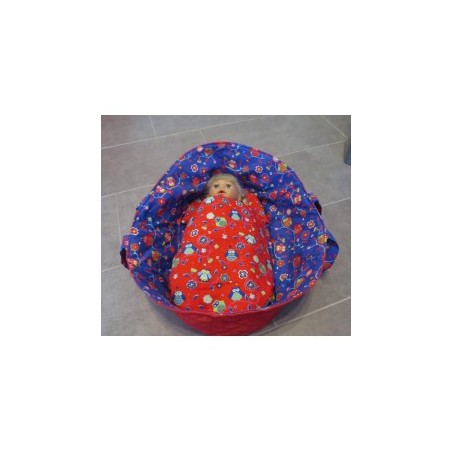 reiswieg voor rood uil met rood poppen van 40t/m 48cm