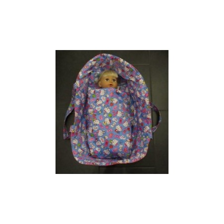 reiswieg hello kitty blauw met roze voor poppen van 40t/m 48cm