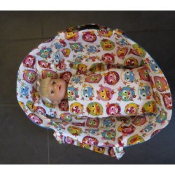 reiswieg vogels met wit voor poppen van 40t/m 48cm