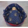 reiswieg blauw boze wolf met rood voor poppen van 40t/m 48cm