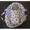 reiswieg vossen met blauw voor poppen van 40t/m 48cm