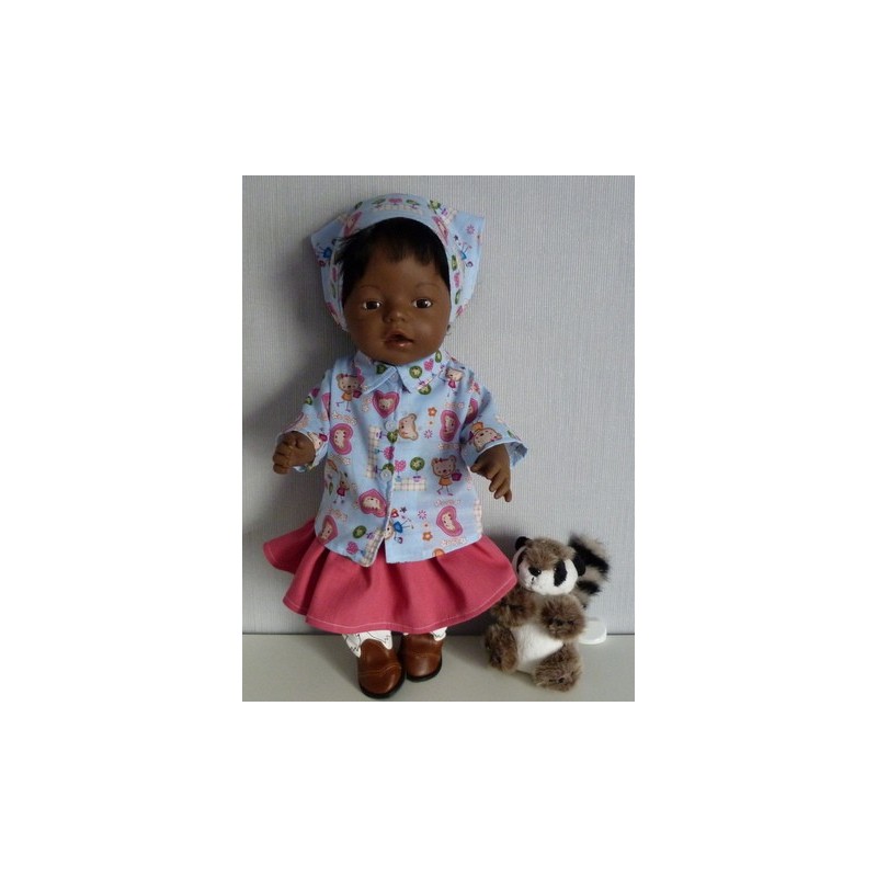 blouse setje beren baby born 43cm