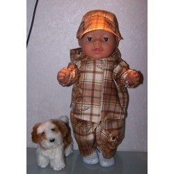 blouse setje koala bruin baby born 43cm