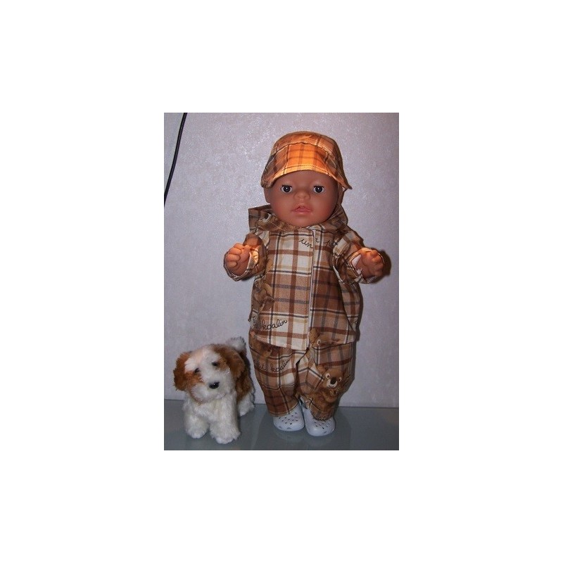 blouse setje koala bruin baby born 43cm