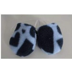 wantjes blauw met hartjes blauw baby born 43cm