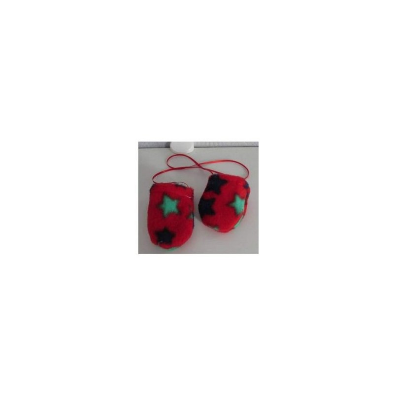 wantjes rood met sterren baby born 43cm