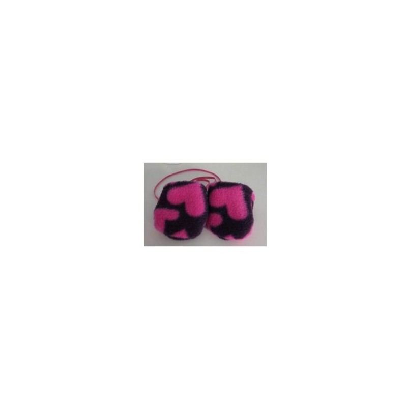 wantjes paars met hartjes roze  baby born 43cm