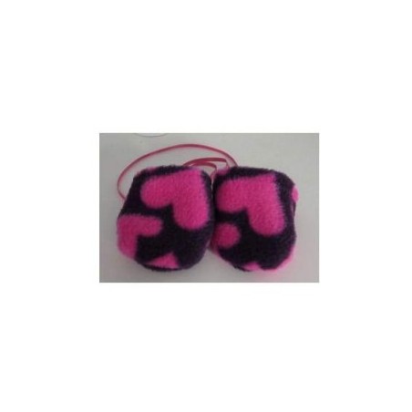 wantjes paars met hartjes roze  baby born 43cm
