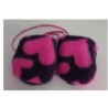 wantjes paars met hartjes roze  baby born 43cm