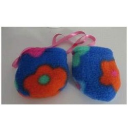 wantjes blauw met bloemen baby born 43cm