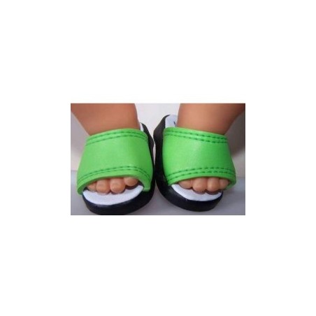 slippers groen baby born 43cm
