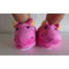sloffen nijlpaard roze baby born 43cm