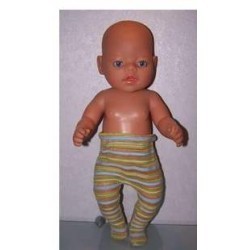maillot groen gestreept baby born 43cm
