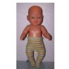 maillot groen gestreept baby born 43cm
