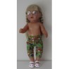 3/4 legging groen paddestoelen baby born 43cm