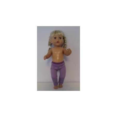 legging lila gevlamd baby born 43cm