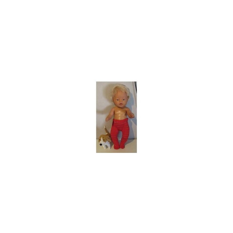maillot rood gestreept baby born 43cm