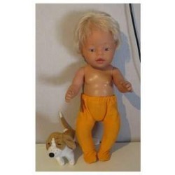 maillot licht oranje baby born 43cm