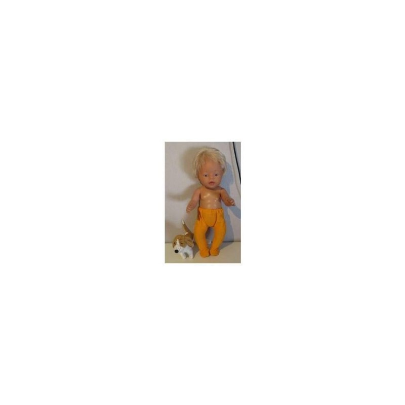 maillot licht oranje baby born 43cm
