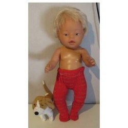 maillot rood gestreept baby born 43cm