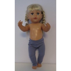 legging spijkerblauw baby born 43cm