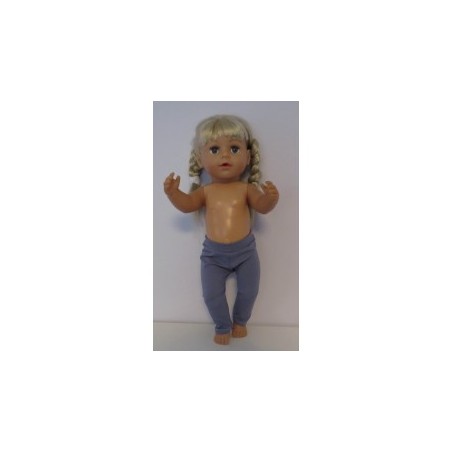 legging spijkerblauw baby born 43cm