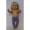 legging spijkerblauw baby born 43cm