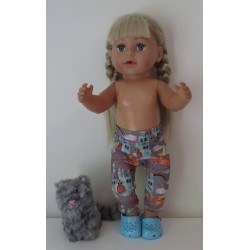 3/4 legging draken baby born 43cm
