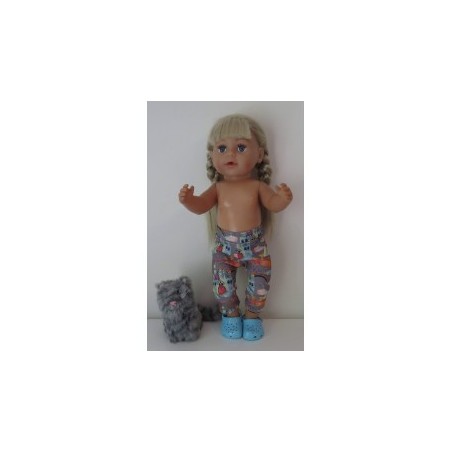 3/4 legging draken baby born 43cm