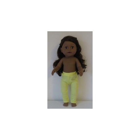 legging geel baby born 43cm