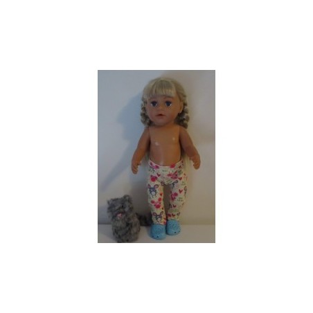 legging geel muis baby born 43cm
