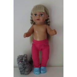 legging hard roze baby born 43cm