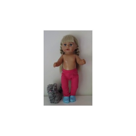 legging hard roze baby born 43cm