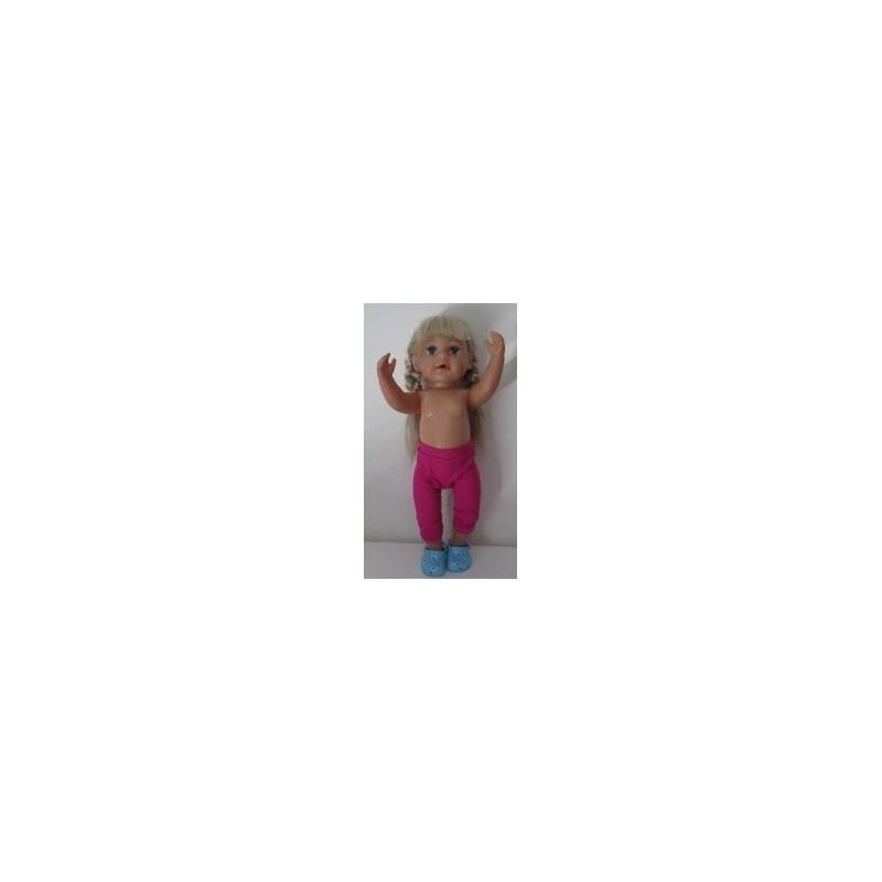 3/4 legging hard roze baby born 43cm
