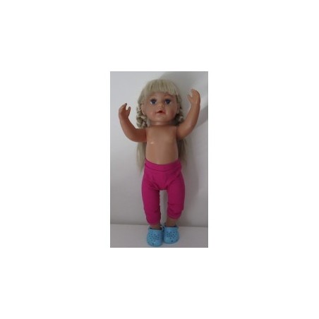 3/4 legging hard roze baby born 43cm