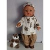 blouse setje dieren baby born 43cm