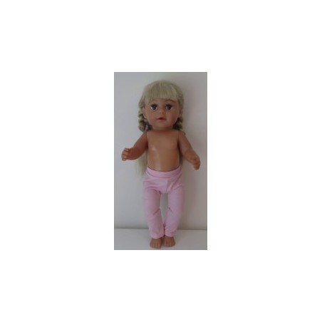 legging roze glimmend baby born 43cm