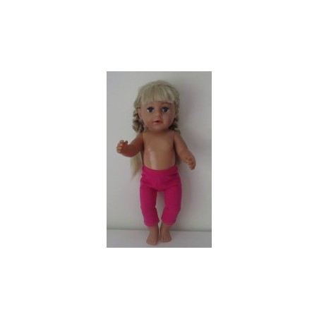3/4 legging hard roze baby born 43cm