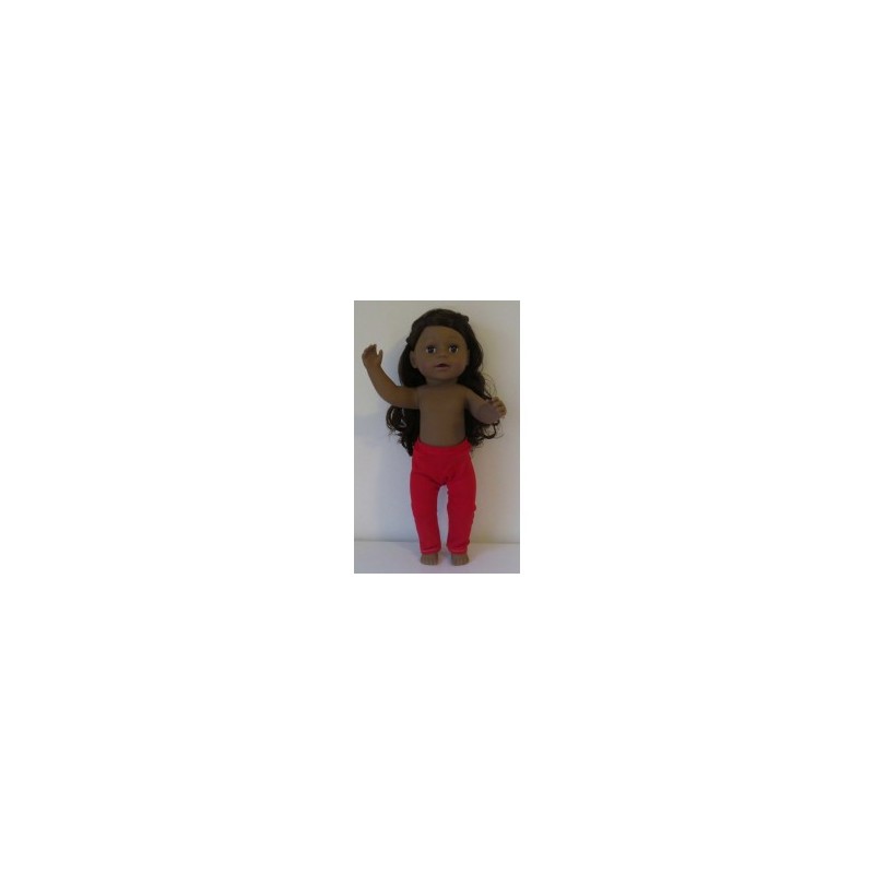 legging rood  baby born 43cm