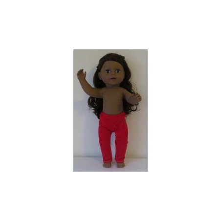 legging rood  baby born 43cm