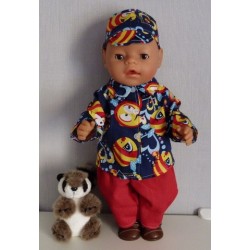 blouse setje bijen baby born 43cm