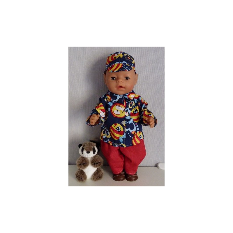 blouse setje bijen baby born 43cm